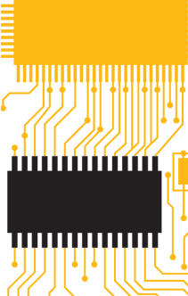 Business Analytics: Pictogram of a financial chart